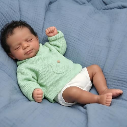Muñeco Reborn Niño 18 Pulgadas Realista Vinilo miniatura 6