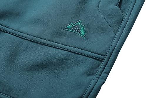 Otu Men's Waterproof Warm Hiking Pants Outdoor Fleece Lined Soft Shell Winter Snow Ski Pants #TOP6