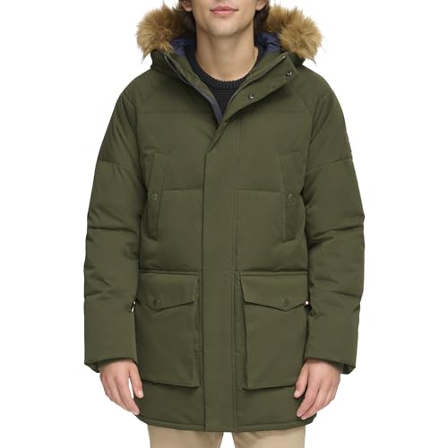 Image of Tommy Hilfiger Mens Quilted Snorkel Parka Coat