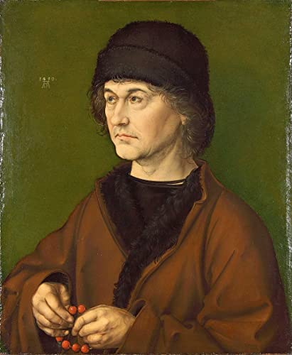 Lienzo Retrato del padre de Albrecht Dürer para decorar salones clásicos 60x90cm