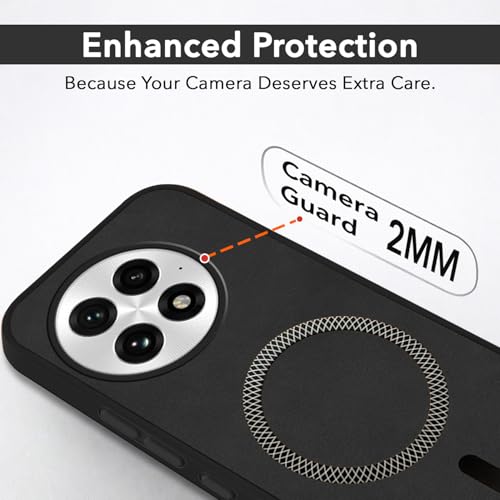 Image of Jkobi Leather Finish Back Cover Case for OnePlus 13 (MagSafe Compatible Wireless Charging | Soft Touch | Camera Bump Protection)