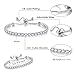 Double Fair 2 Pcs Tennis Bracelets for Women 14K Gold Plated AAA+ Cubic Zirconia CZ Diamond Classic Adjustable Slider Bracelet Fashion Jewelry Wedding Gift Size 6.5-7.5 Inch