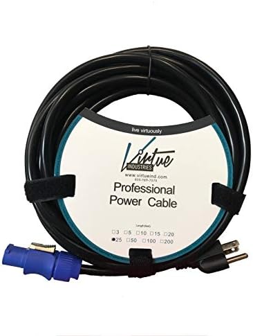 | 10 Foot Professional Compatible Edison (Male) to Power Cable
