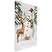 Northlight LED Lighted Snowman and Reindeer Christmas Canvas Wall Art - 15.75