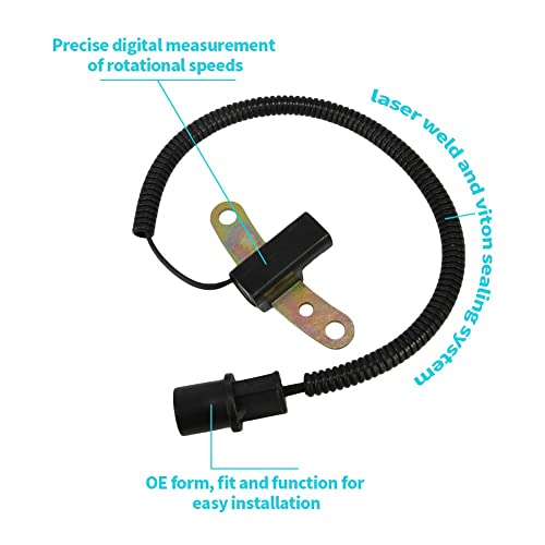 Crankshaft Position Sensor Pc130,56027866Ab 53009954 04638128 213-2372 5S1804 Ss10130 Compatible With Jeep Cherokee Comanche Wrangler 1991 1992 2.5L 4.0L #TOP1