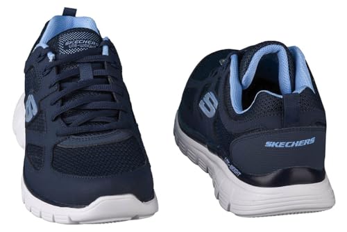 Skechers Burns- Agoura Hommes Baskets, Navy, 42 EU
