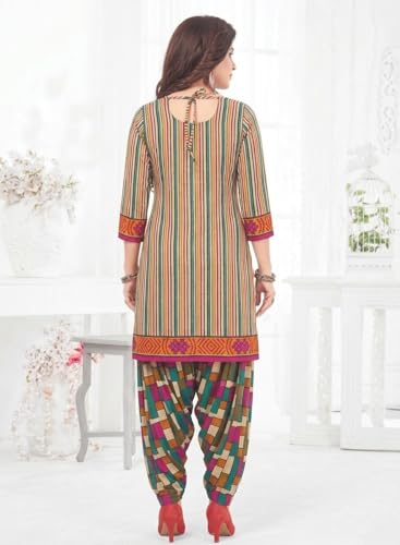 Image of Priyashi Women Unstiched Crepe dress materials | Crepe Salwar Suit for women with dupatta | suit material for women unstitched