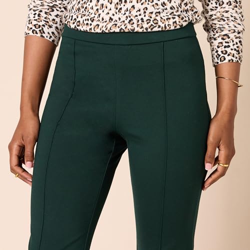 Image of Amazon Essentials Women's Stretchy Ponte Pull-On High Rise Ankle Length Pant