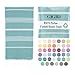 Cacala 100% Cotton Pestemal Turkish Bath Towel, 37 x 70", Aqua