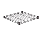 Honey-Can-Do SHF350B1818 Steel Wire Shelf for Urban Shelving Units, 350lbs Capacity, Black, 18Lx18W