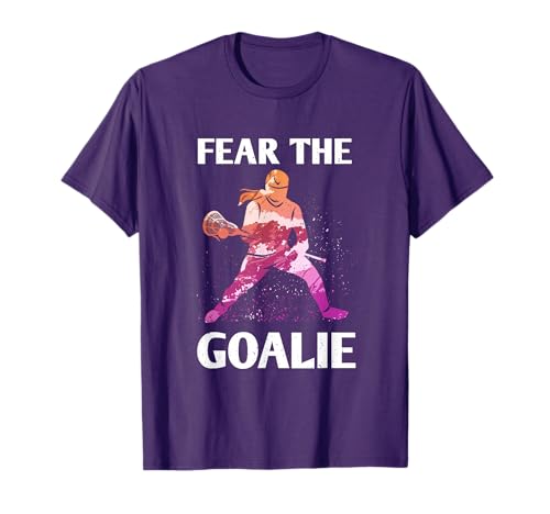 Fear the Goalie Lacrosse T-Shirt for Women & Girls