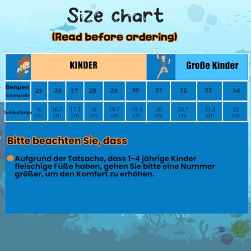 benpen Badeschuhe Kinder Wasserschuhe Schwimmschuhe,Strandschuhe Barfußschuhe Jungen Mädchen Aquaschuhe Baby rutschfeste Surfschuhe Sportschuhe Aquasocken Schwimmbad Urlaub Must Haves