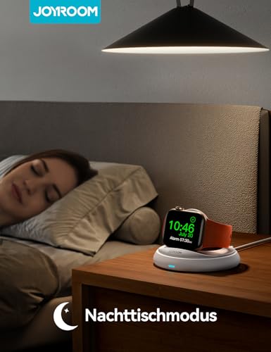 JOYROOM Kabellose Apple Watch Ladekabel, 2026 Neu Magnetische Apple Watch Ladegerät mit 1m USB C Kabel, iWatch Ladestation für iWatch S11/10/9/8/7/SE3/6/5/4/3/Ultra3(38mm/41mm/42mm/44mm/45mm46mm/49mm)