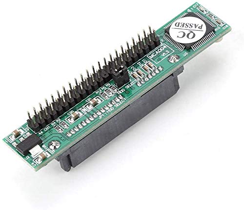 Multibao SATA Female to 44Pin 2.5 IDE Male HDD Adapter Converter Laptop PC Windows, Black