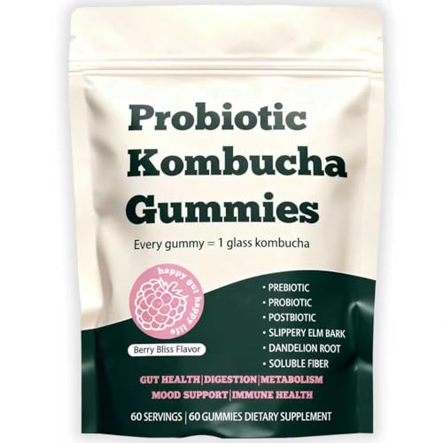 FORTIRISE Probiotic Kombucha Gummy - Prebiotics + Probiotics + Postbiotics