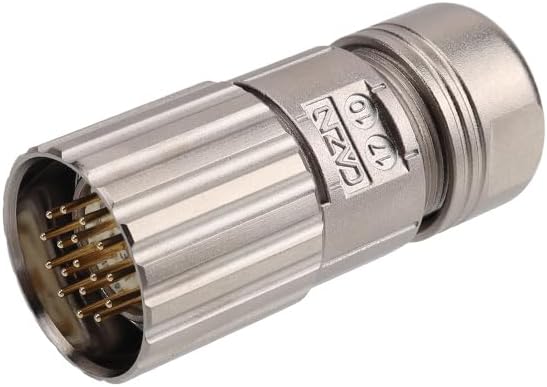 M623 Male Female Plug 12 19 Hole 17 Core 6 Pin 8PIN ClockwiseCounterclockwise Servo Motor Coding Dysprosium Aviation Connector - (curved male socket, Pins: 9Pin(1 big pin), Insert Type: E(Clockwise))