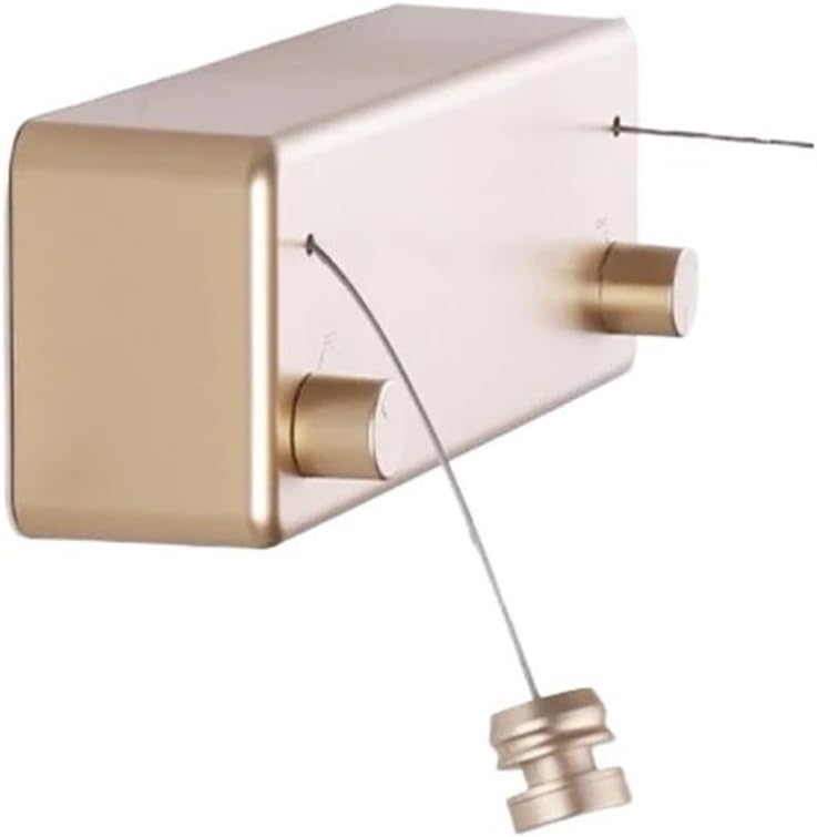 Home 4M Wire Invisible Wall Hanger Indoor Retractable Solid Clothesline Clothes(Green)