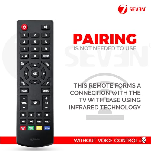 Image of 7SEVEN Remote for Kodak Tv Suitable for LCD LED 1080p Full HD Television Remote Control - Match Exactly with Existing Remote Key by Key for Better Performance