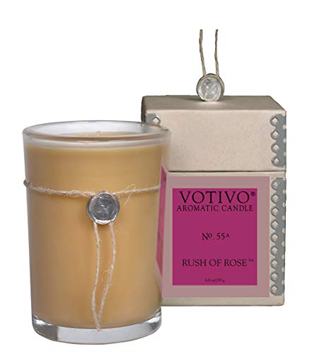 Votivo Aromatic Candle - Rush of Rose No. 55