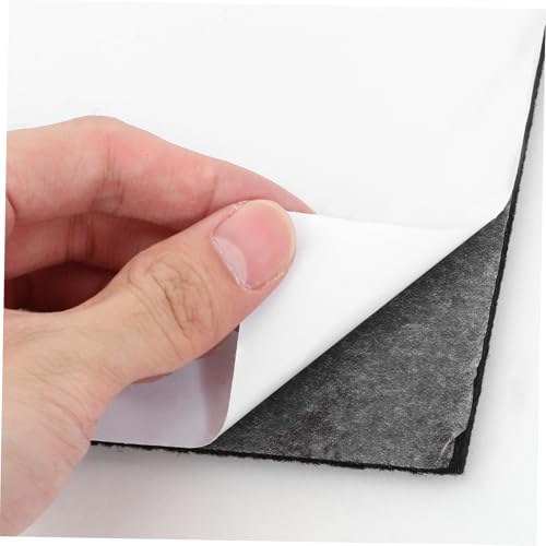 Paneles acústicos autoadhesivos para pared de 12 piezas NUOBESTY absorbentes de sonido en poliéster negro miniatura 7