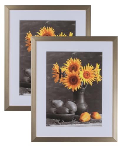 Picture Frames Set of 2. 1-1/8" Polystyrene Modern Pewter Silver 7x7 Wholesaleartsframes-com 313-VI Series Made in USA