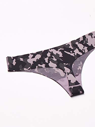 Image of Under Armour Thong Printed Underwear 3-pack, Slate Purple (585) /Black, Large