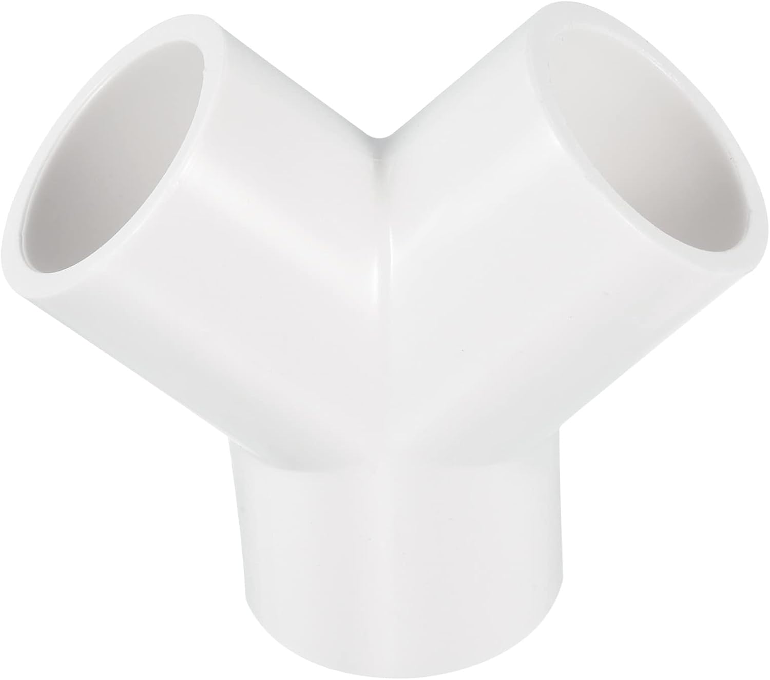 PATIKIL 20mm PVC Pipe Fittings, 1 Pack 3 Way Y Shape Water Tubing Joint Connectors Adapters Union for Garden Irrigation Home Aquarium