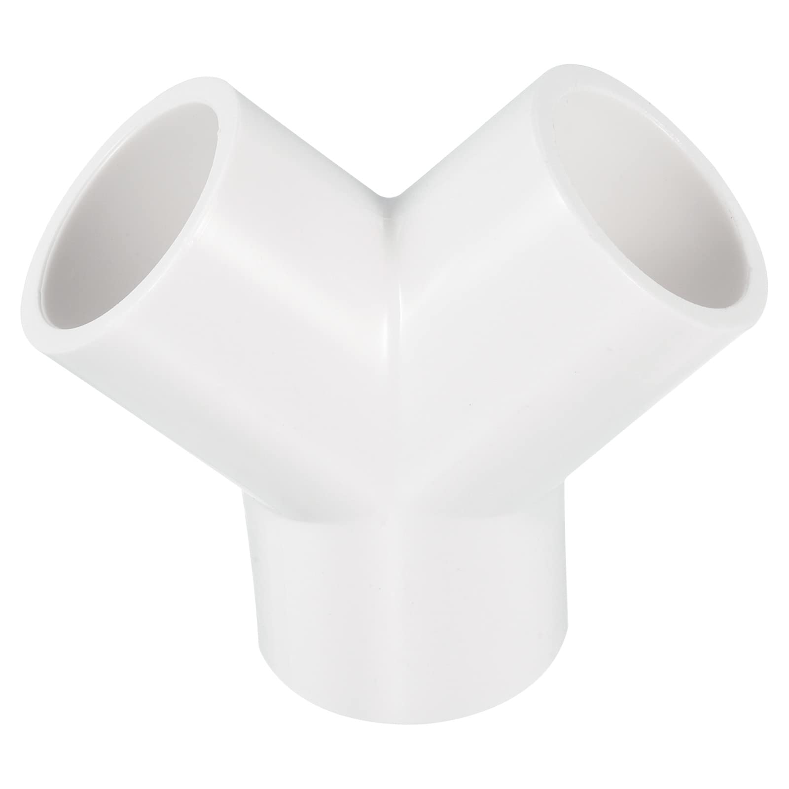 PATIKIL 20mm PVC Pipe Fittings, 1 Pack 3 Way Y Shape Water Tubing Joint Connectors Adapters Union for Garden Irrigation Home Aquarium