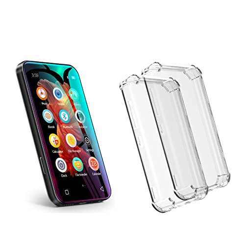 Timmkoo Mp3 Player With Bluetooth, 4.0" Full Touchscreen Mp4 Mp3 Player With Speaker, Portable Hifi Sound Mp3 Music Player With Bluetooth, Voice Recorder, E-Book, Supports Up To 512Gb Tf Card (Black) #TOP20