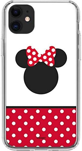 Skinit Clear Phone Case Compatible with iPhone 11 - Officially Licensed Disney Minnie Mouse Symbol Design