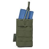 Warrior Single Open Mag Pouch M4/AR15 Oliv, Oliv