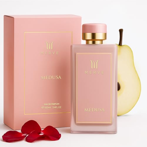 Merve Medusa Premium Long Lasting Fragrance Luxury Perfume For Women | Fruity, Floral, Woody | | Eau de Parfum | Mythical Allure in Every Spritz | 3.4 oz
