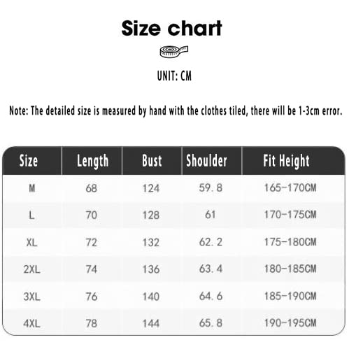 Jaqueta masculina acolchoada, aquecimento extra, design durável, casaco acolchoado quente para camin