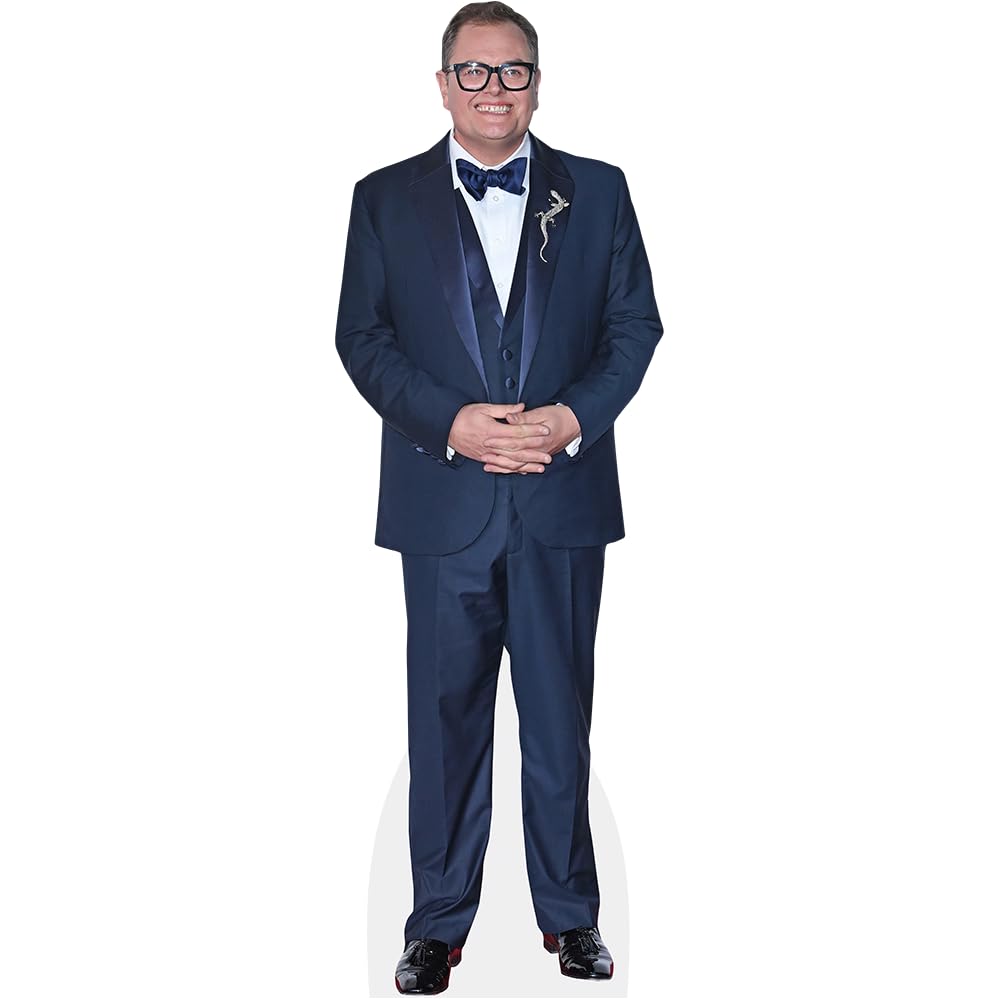 Yes Point Of Sale & Packaging Alan Carr Mini Cardboard Cutout - (Bow Tie) (60Cm)