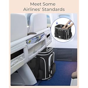 Expandable Pet Carrier: NOBLE DUCK Soft-Sided Cat Dog Carrier Airline Approved Small Medium Large Portable Travel Up to 25 Lbs Black Expandable Pet Carrier NOBLE DUCK Soft Sided Cat Dog Carrier Airline Approved Small Medium Large Portable Travel Up to 25 Lbs Black