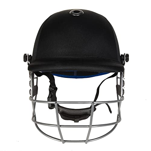 SS Cricket Legend Premium Cricket Helmet - Men\'s, Black - Large Size - Thumbnail 2