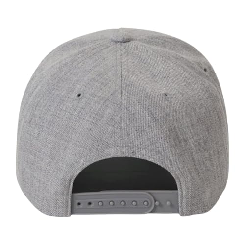 Image of Brixton, Crest C MP Snapback Hat, Light Heather Grey /Light Heath, One Size