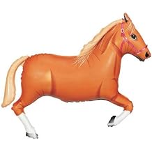 43 Tan Horse Helium Shape Balloon by Funny Party Hats