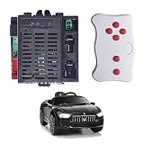 JRRXM 12Volt Weelye RX23 RX18 RX43 2.4G Bluetooth Receiver Control Box Speed Controller Circuit Board Conversion Kit for Power Wheels Upgrade,Kids Ride On Toys Car Replacement Parts Accessories