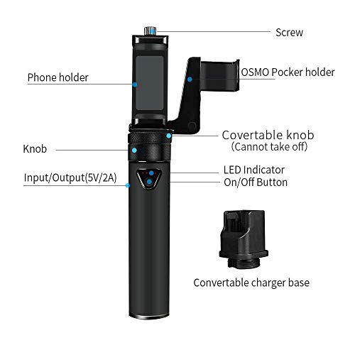 image for Smatree Portable Osmo Pocket 2 PowerStick(Power Bank) Compatible for D