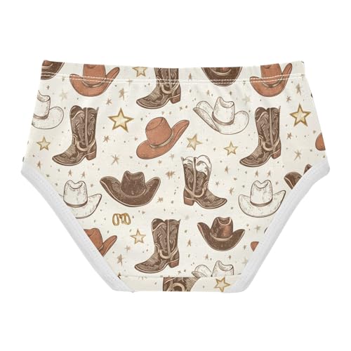 Girls Underwear Soft Cotton Horseshoes Hat Kids Panties in Sizes 2/3t, 4t, 5t, 6 and 82