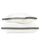 mittaGonG Bed Pillows for Sleeping,Side Sleeper Pillow with Adjustable Loft,Shredded Memory Foam Pillows Super Full Filling, Cooling Pillow with Washable Zip Cover(White, King(2 Pack)) 20''36''