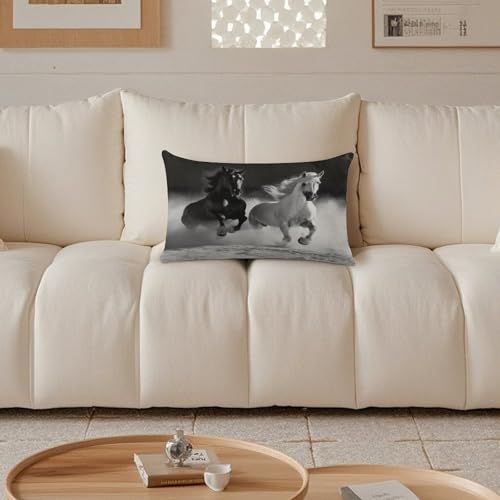 Funda de almohada lumbar de felpa de lujo rectangular premium para sof&aacute; 5