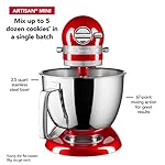 KitchenAid Artisan Mini 3.5 Quart Tilt-Head Stand Mixer - KSM3316X - Candy Apple Red - Image 4