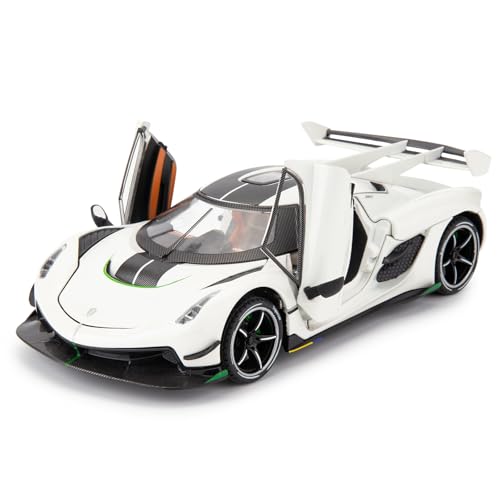 Modelo de coche Jesko 1:24 BDTCTK con luz y sonido miniatura 1