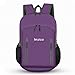 Bekahizar Sac à Dos Pliable 20L, Ultra-Léger Sac à Dos Randonnée Petit Sac à Dos de Voyage pour Hommes Femmes Enfants Sports en Plein air (Violet)