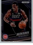 2024-25 Panini Black #190 Jalen Duren Detroit Pistons Official Basketball Card in Raw (NM or Better) Condition