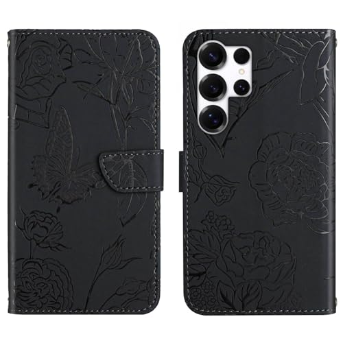 �X�}�z�P�[�X �Ή��@�� for Samsung Galaxy S26 Ultra�y�}�O�l�b�g���߁E�t���b�v�X�^���h�E�J�[�h�X���b�g�t�����z�zBlack