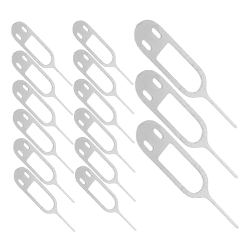 Aguja para pin de SIM TEHAUX contra pérdidas: 50 piezas de acero inoxidable para teléfonos