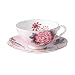 Wedgwood Harlequin Cuckoo Tea Story Teacup and Saucer, Pink
